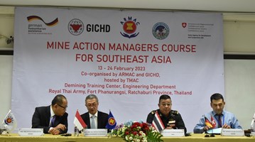 Việt Nam tham gia Hội nghị tập huấn "Các nhà quản lý hành động bom mìn khu vực ASEAN".