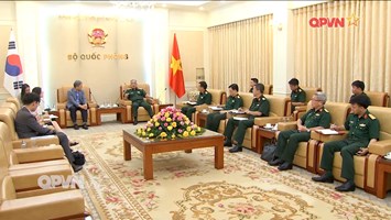 Thượng tướng Nguyễn Chí Vịnh tiếp Giám đốc KOICA tại Việt Nam