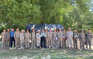 Tập huấn Quản lý chất lượng trong điều tra, khảo sát, rà phá bom mìn, vật nổ ngoài thực địa tại tỉnh Quảng Trị