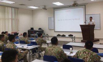 VNMAC tham gia huấn luyện lực lượng đội Công binh số 1 làm nhiệm vụ gìn giữ hòa bình Liên Hiệp Quốc năm 2021